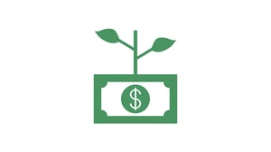 icon of money with stem