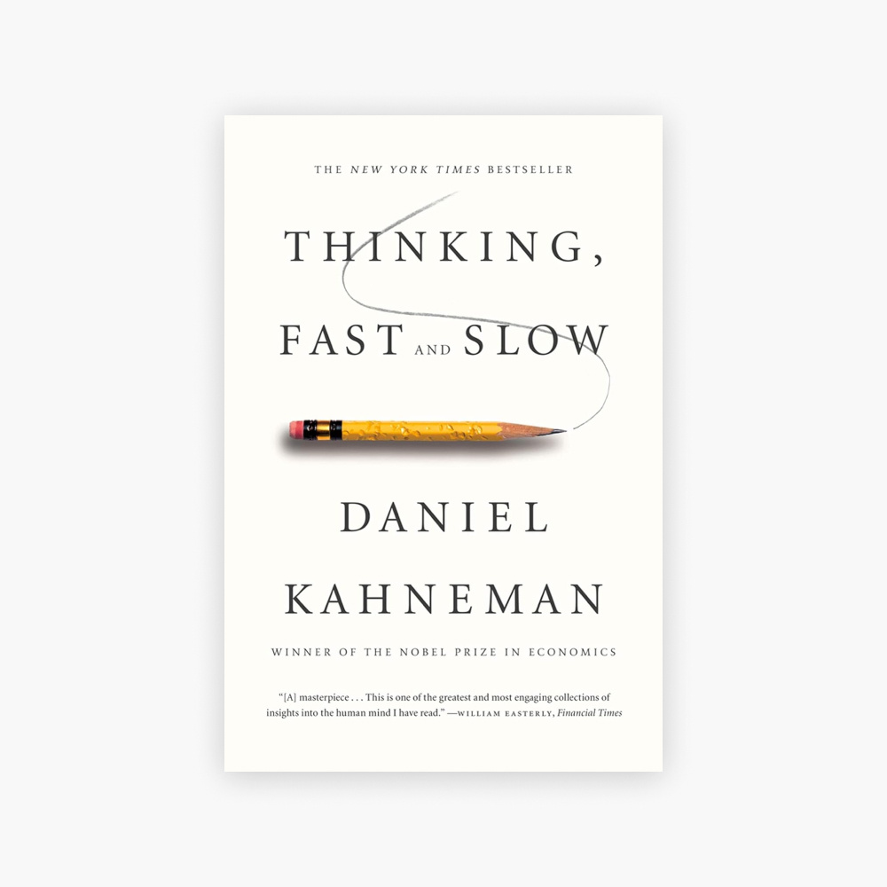 Thinking, Fast and Slow book cover