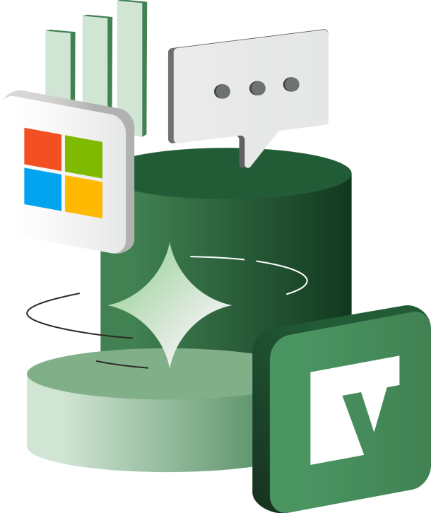 Microsoft Office 365 logo with cloud computing graphics, representing online productivity and collaboration tools.