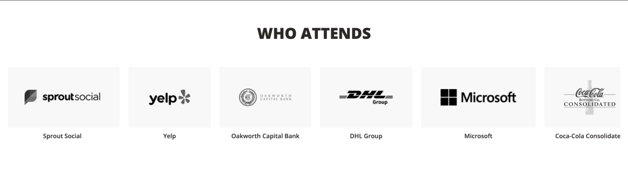 Excelerate Who Attends