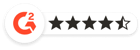 Vena's rating on G2, 4 and a half stars out of 5