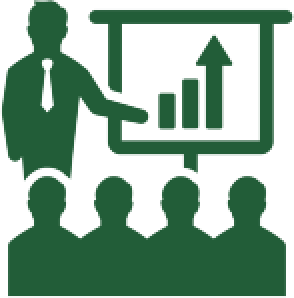 Icon of a presentation