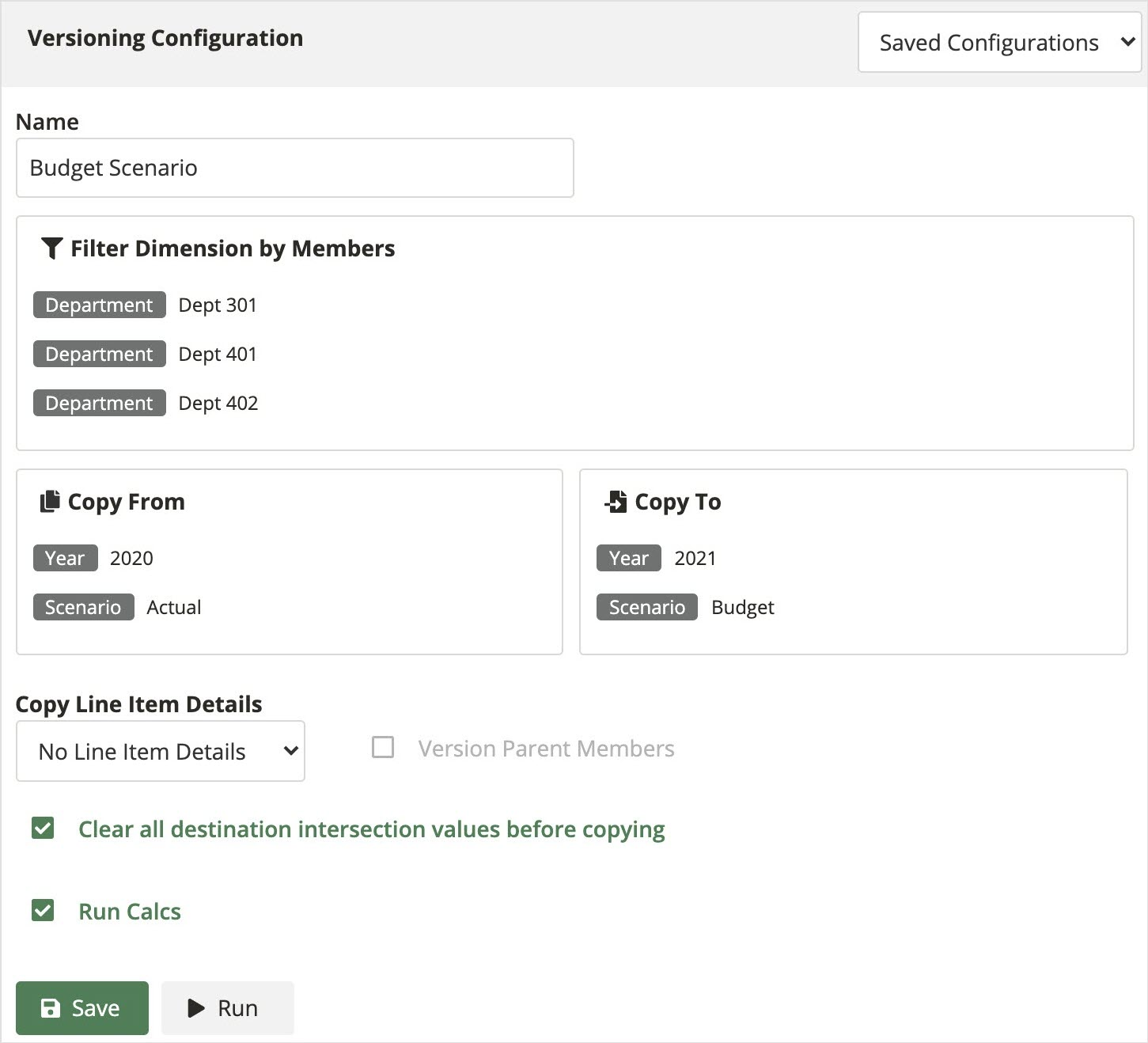 saved versioning tool