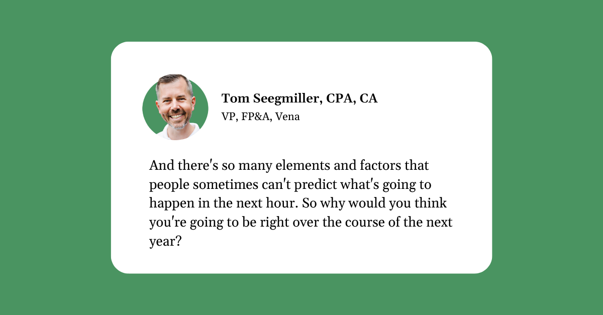 Tom Seegmiller - Volatile Business Environment - 1