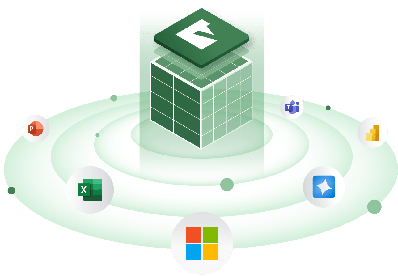 Illustration of Vena and Microsoft Ecosystem